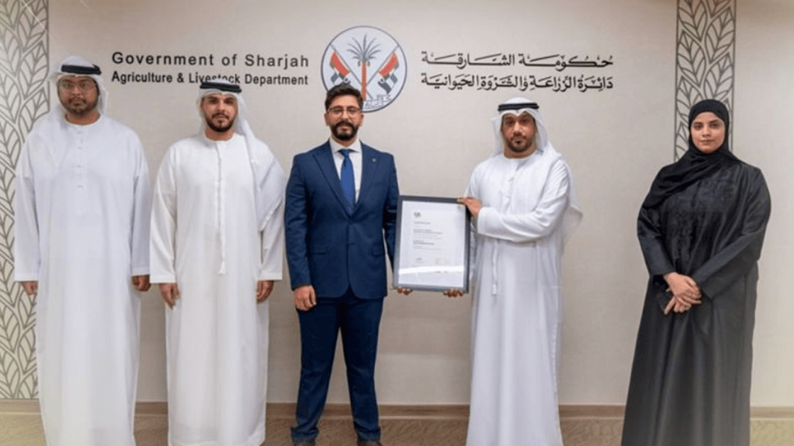 Government of Sharjah Agriculture and Livestock Department Achieves ISO 9001:2015 Certification